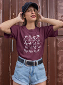 Butterflies And Sparkles T-shirt -SmartPrintsInk Designs
