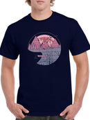 Campfire Near The Lake T-shirt -SmartPrintsInk Designs