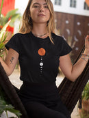 The Solar System Shaped T-shirt -SmartPrintsInk Designs
