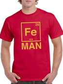 Fe Man T-shirt -SmartPrintsInk Designs