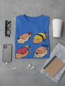 Sushi Cats T-shirt -SmartPrintsInk Designs
