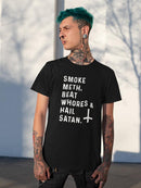 Hail Satan T-shirt -SmartPrintsInk Designs