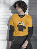 Cat Mask Selfie T-shirt -SmartPrintsInk Designs