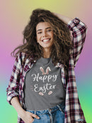Happy Easter Bunny Ears T-shirt -SmartPrintsInk Designs