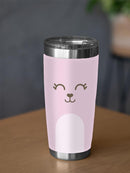 Happy Dog Face Tumbler -SmartPrintsInk Designs