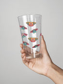 Butterflies Pattern Pint Glass -SmartPrintsInk Designs