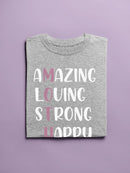 The Mother Traits Shaped T-shirt -SmartPrintsInk Designs