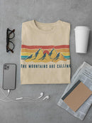 The Mountains Are Calling T-shirt -SmartPrintsInk Designs