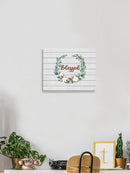 Blessed Wreath Wall Art -SmartPrintsInk Designs