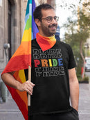 Pride Colors T-shirt -SmartPrintsInk Designs