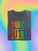 Straight Outta The Closet T-shirt -SmartPrintsInk Designs