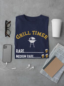 Grill Timer T-shirt -SmartPrintsInk Designs