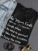 The Mom Code Shaped T-shirt -SmartPrintsInk Designs