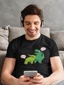 T-Rex Tries To Spank T-shirt -SmartPrintsInk Designs