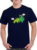 T-Rex Tries To Spank T-shirt -SmartPrintsInk Designs