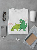 T-Rex Tries To Spank T-shirt -SmartPrintsInk Designs