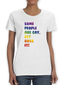 Some People Are Gay Shaped T-shirt -SmartPrintsInk Designs