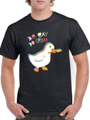 Be Gay Do Crime Duck T-shirt -SmartPrintsInk Designs