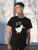 Be Gay Do Crime Duck T-shirt -SmartPrintsInk Designs