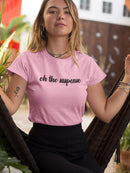 Oh The Suspense T-shirt -SmartPrintsInk Designs