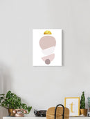 Tower Of Shapes Wall Art -SmartPrintsInk Designs