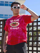 Go Pho Yourself Noodle Bowl Tie Dye Tee -SmartPrintsInk Designs