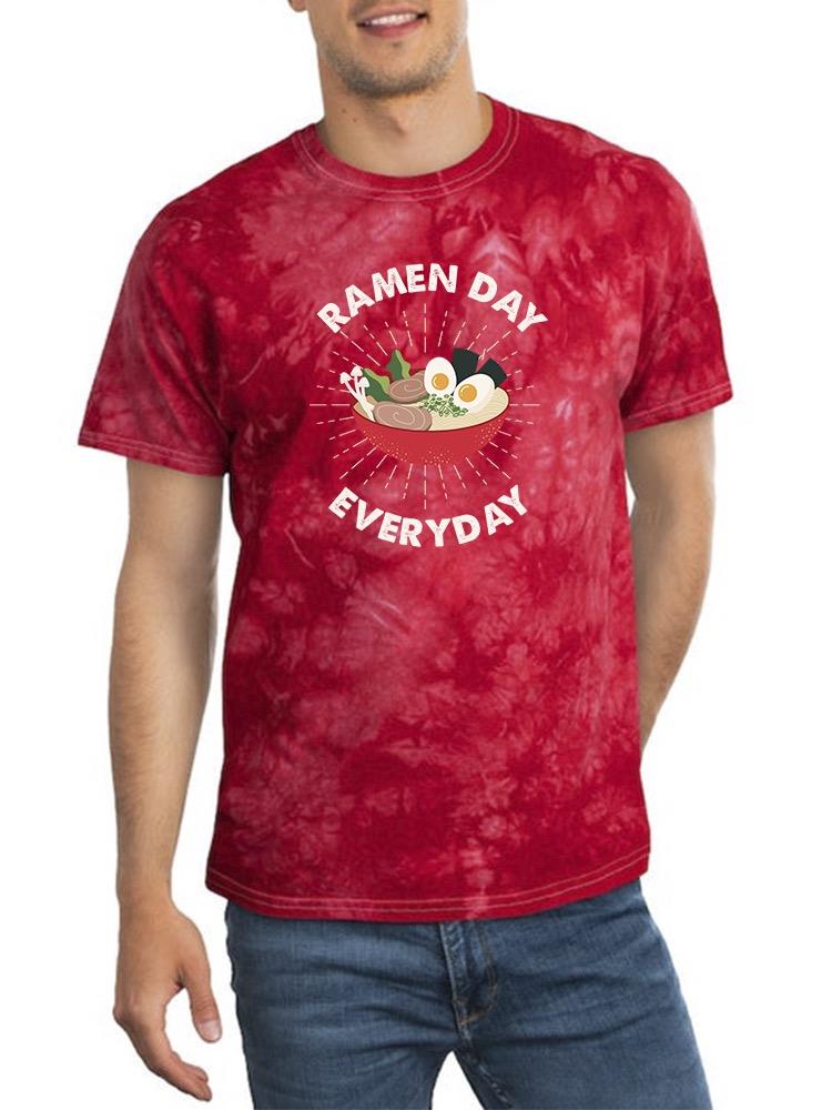 Ramen Day Everyday Art Tie Dye Tee -SmartPrintsInk Designs