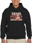 Send Noods 80s Style Art Hoodie or Sweatshirt -SmartPrintsInk Designs