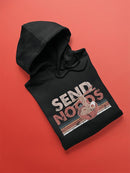 Send Noods 80s Style Art Hoodie or Sweatshirt -SmartPrintsInk Designs