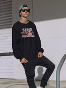 Send Noods 80s Style Art Hoodie or Sweatshirt -SmartPrintsInk Designs