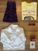 Just A Girl Loves Ramen Art Tie Dye Tee -SmartPrintsInk Designs