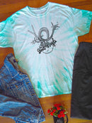 Send Noods Lineart Colorless Tie Dye Tee -SmartPrintsInk Designs