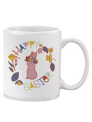 Happy Easter Floral Bunny Mug -SmartPrintsInk Designs