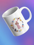 Happy Easter Floral Bunny Mug -SmartPrintsInk Designs