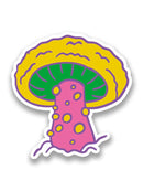 Growing Mushroom Sticker -SmartPrintsInk Designs