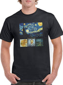 Vincent Van Gogh Art T-shirt -SmartPrintsInk Designs