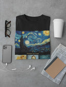 Vincent Van Gogh Art T-shirt -SmartPrintsInk Designs