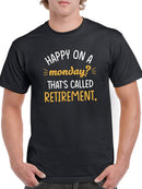 Happy On A Monday? T-shirt -SmartPrintsInk Designs