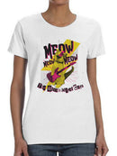 The Black Metal Cats Shaped T-shirt -SmartPrintsInk Designs