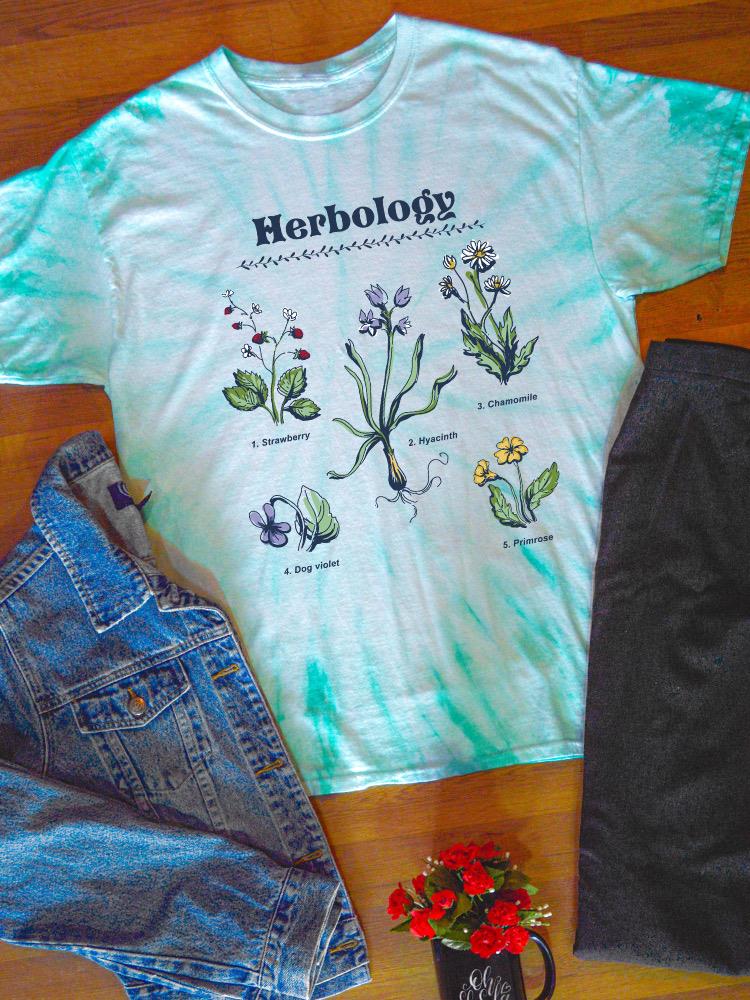 Herbology Tie Dye Tee -SmartPrintsInk Designs