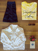 Positive Vibes. Tie Dye Tee -SmartPrintsInk Designs