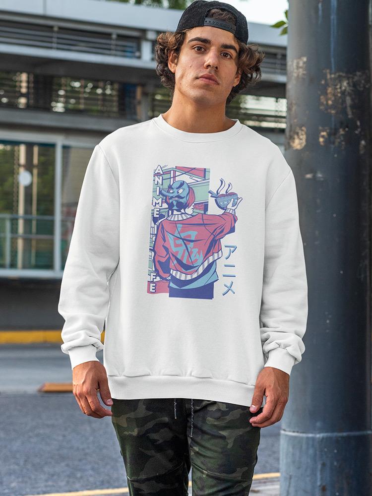 Anime Is Life Illustration Sweatshirt -SmartPrintsInk Designs