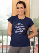 Best Mom In The Universe Art Shaped T-shirt -SmartPrintsInk Designs