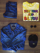 Stay True And Be You Tie Dye Tee -SmartPrintsInk Designs