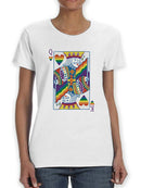 Kind And Queen Of Hearts Shaped T-shirt -SmartPrintsInk Designs
