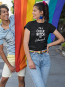 A Queer Witch Shaped T-shirt -SmartPrintsInk Designs