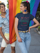 Christmas Queer Shaped T-shirt -SmartPrintsInk Designs