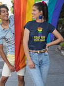 Fight For Your Right Shaped T-shirt -SmartPrintsInk Designs
