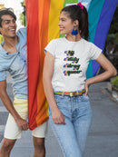 Off Duty Drag Queer Shaped T-shirt -SmartPrintsInk Designs