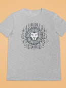 Nordic Style Lion Head T-shirt -SmartPrintsInk Designs